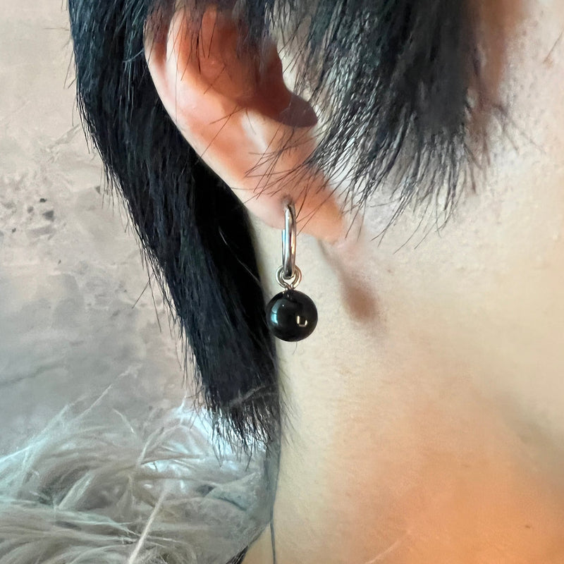 MODEFREAKのパールフープリングイヤリング mf3338の画像