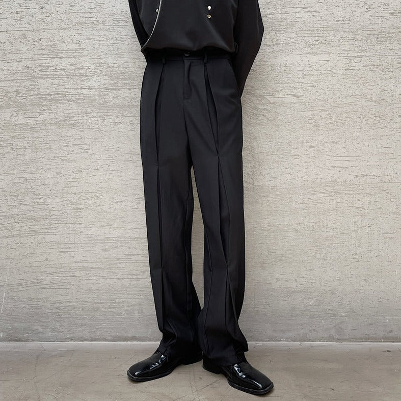 MODEFREAKのセンタープリーツラインパンツ mf2546の画像1