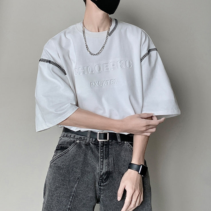 MODEFREAKのスケッチエンボスロゴTシャツの画像7