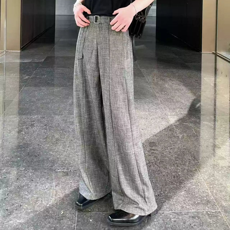 MODEFREAKの【8.20新作】ベルトデザインハイウエストスラックス mf3452の画像