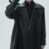 MODEFREAKのレザースタイリッシュモードコート mf2119の画像