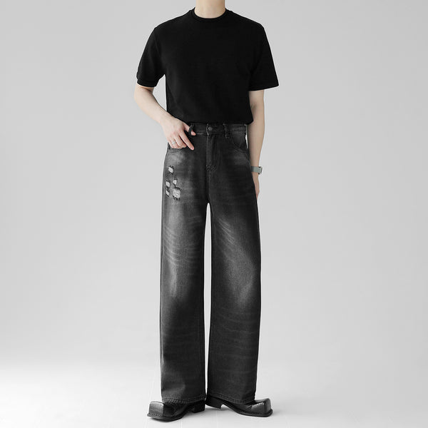 ダメージウォッシュドデニムパンツ mf2712