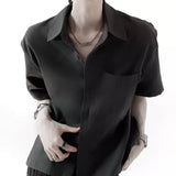 MODEFREAKのシルクタッチモードルーズシャツ mf3308の画像
