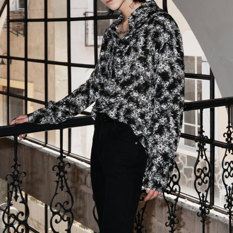 MODEFREAKのヴィンテージフラワーモードシャツ mf3487の画像