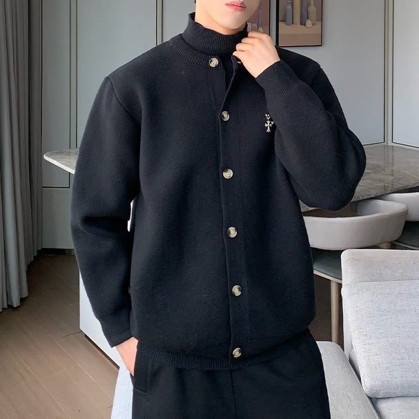 MODEFREAKのピンデザインクラシカルカーディガン mf3049の画像