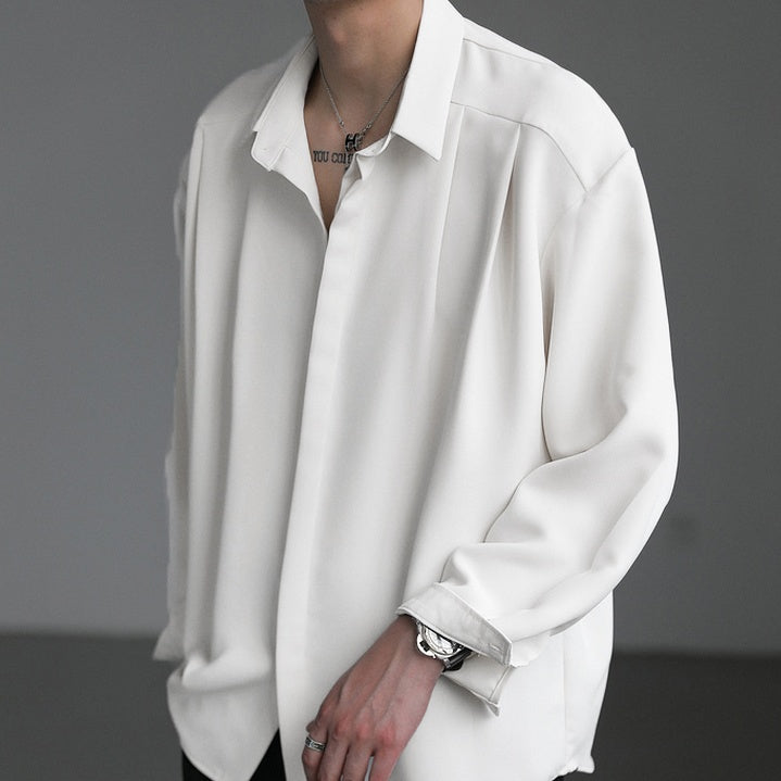 MODEFREAKのダブルタックコリアンシャツ mf2379の画像5