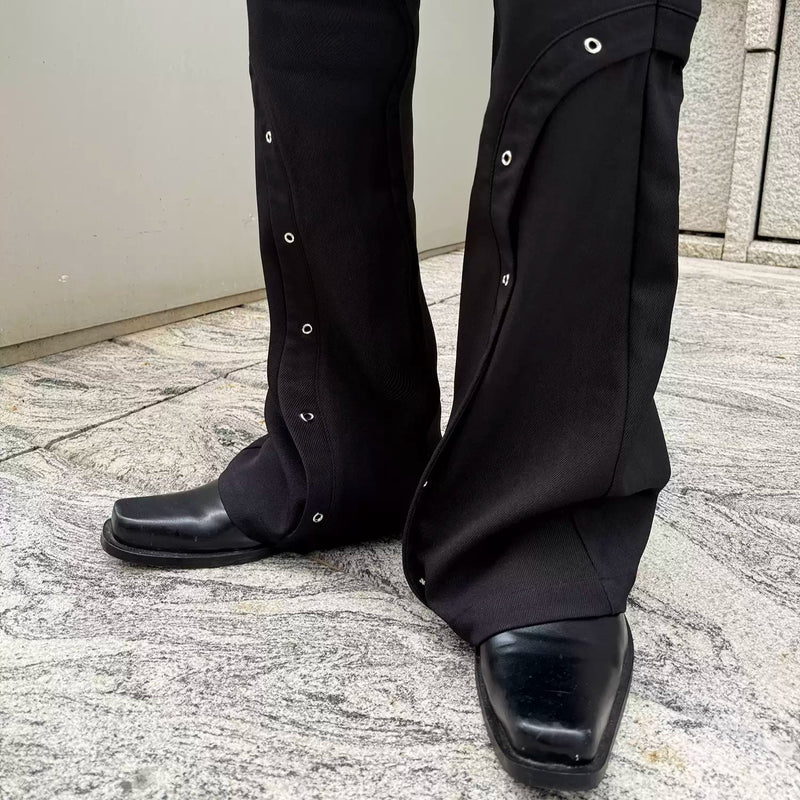 MODEFREAKのホイールデザインフレアパンツ mf3403の画像
