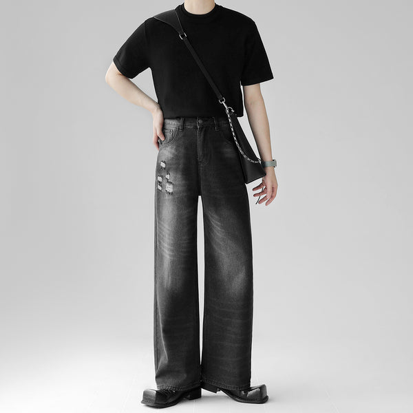 ダメージウォッシュドデニムパンツ mf2712