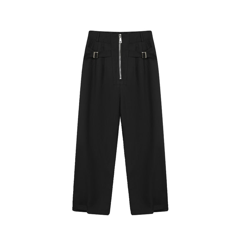 MODEFREAKのバックルデザインコリアンストレートパンツ mf2271の画像8