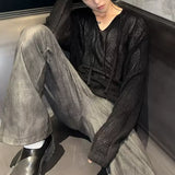 MODEFREAKのライトメッシュコリアンニット mf2936の画像