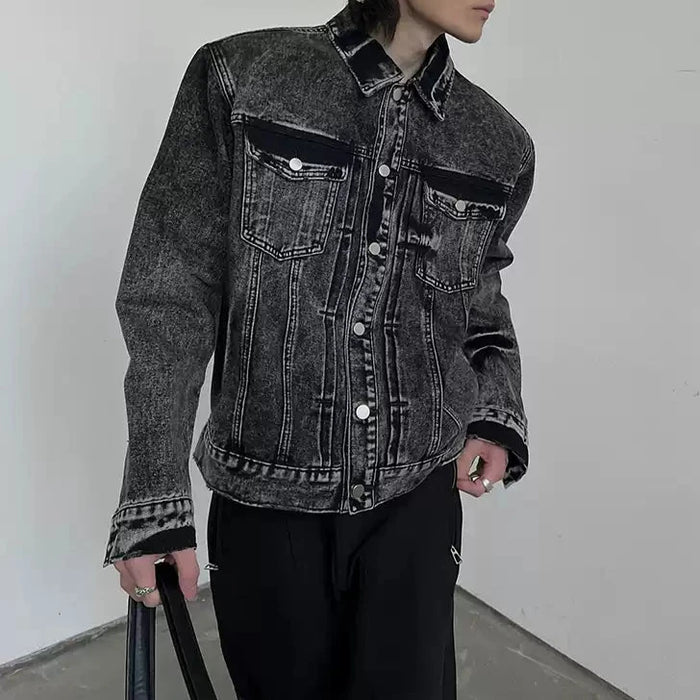 【メーカー再生品】 モードウォッシュドデニムジャケット mf2931【韓国モード ジャケット・アウター