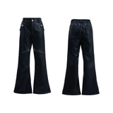 MODEFREAKのモードレザージップデザインパンツ mf3489の画像