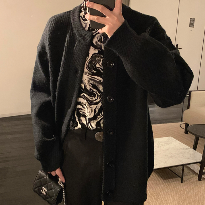 MODEFREAKのルーズモノトーンカーディガン mf2098の画像