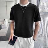 MODEFREAKのネックバイカラーTシャツの画像1