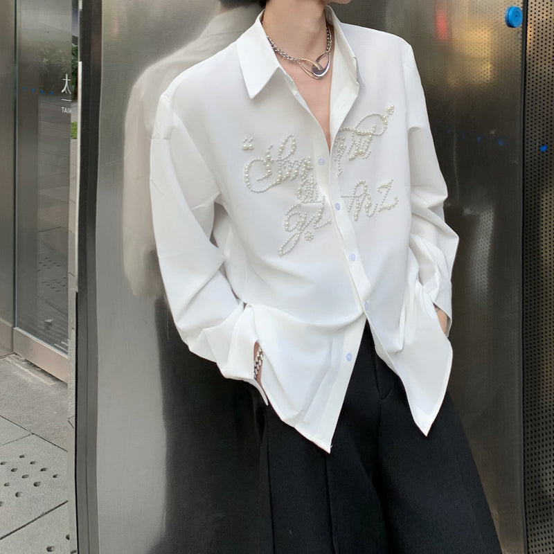 MODEFREAKのパールロゴモードシャツ mf3290の画像