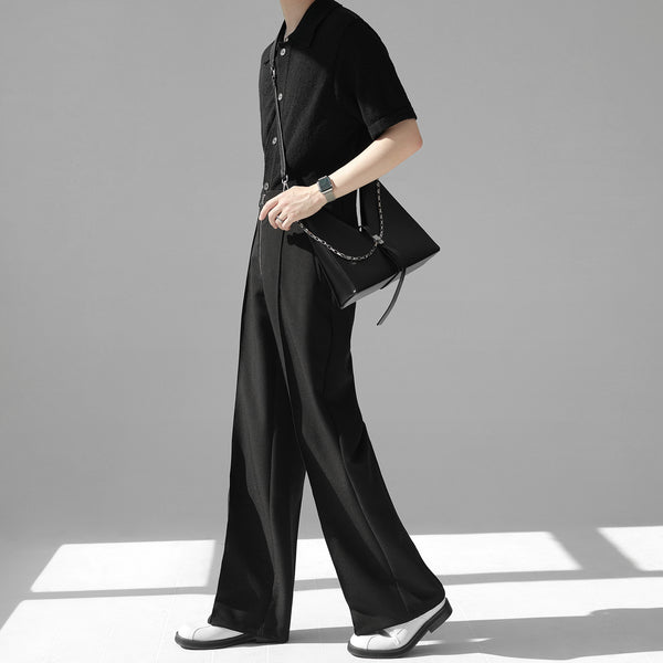 MODEFREAKのハイウエストジップアップスラックスの画像2