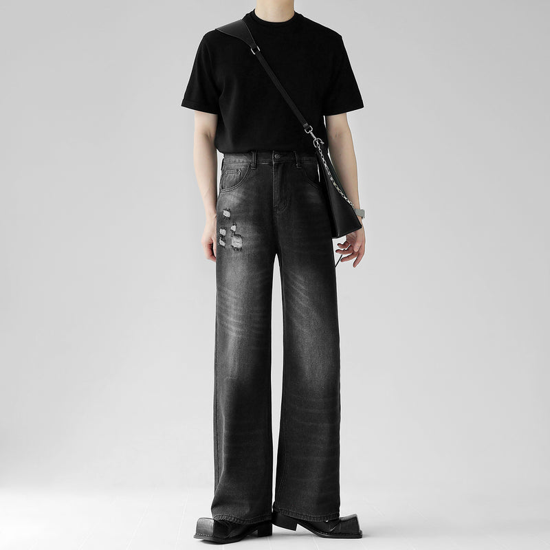 ダメージウォッシュドデニムパンツ mf2712