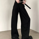 MODEFREAKのストライプワイドスラックス mf3357の画像