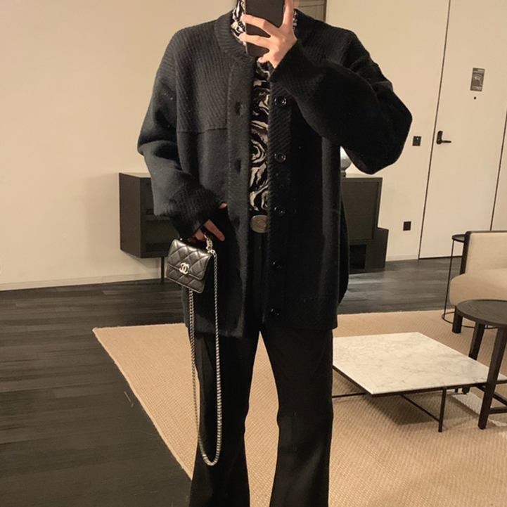 MODEFREAKのルーズモノトーンカーディガン mf2098の画像
