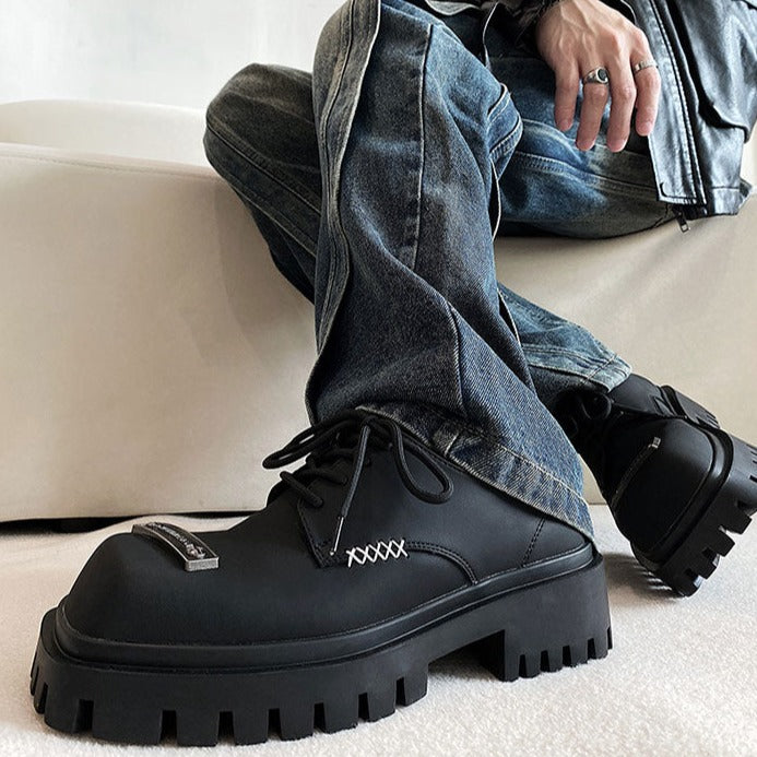 MODEFREAKのスクエアトゥレザーシューズ mf2166の画像5