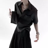MODEFREAKのシルクタッチモードルーズシャツ mf3308の画像