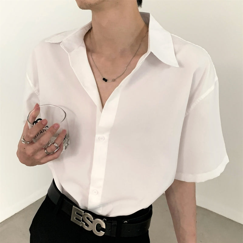 MODEFREAKのルーズシンプルハーフシャツの画像4