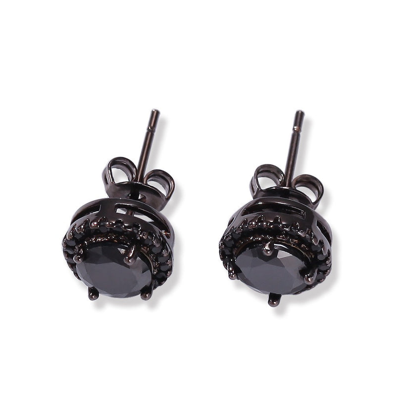 MODEFREAKのラウンドストーンピアス mf2590の画像