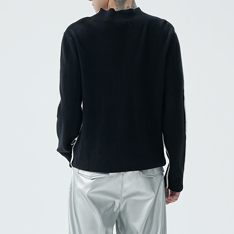 MODEFREAKの【9.15新作】バイカラーラインニットトップスの画像11