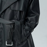 MODEFREAKのレザースタイリッシュモードコート mf2119の画像