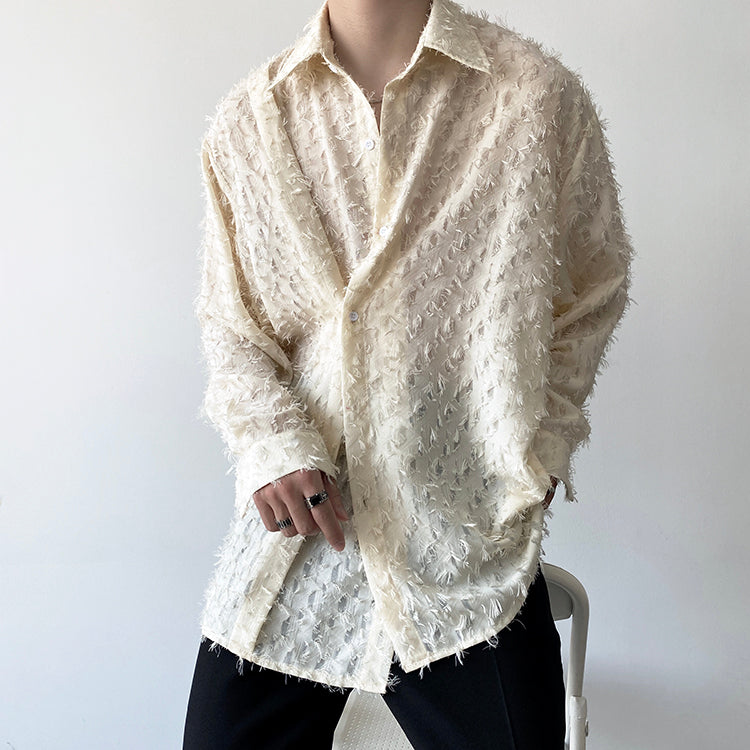 MODEFREAKのフリンジモードシャツ mf2332の画像2