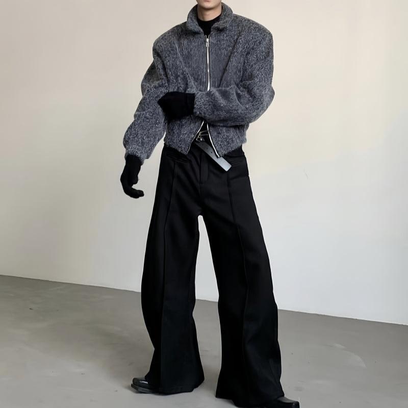 MODEFREAKのルーズコリアンジップアップニット mf3117の画像