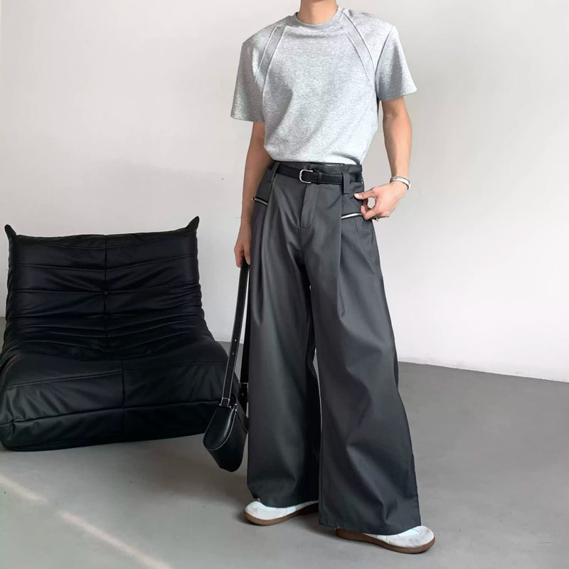MODEFREAKのスタイリッシュシルエッモードTシャツ mf3448の画像