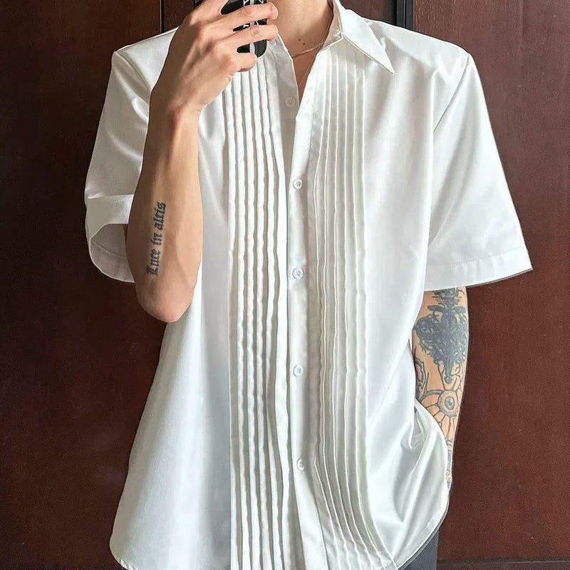 MODEFREAKのモードクラシカルデザインシャツ mf3277の画像