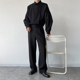 MODEFREAKの【最短即日発送】2wayクラシックデザインモノトーンシャツ mf1873の画像