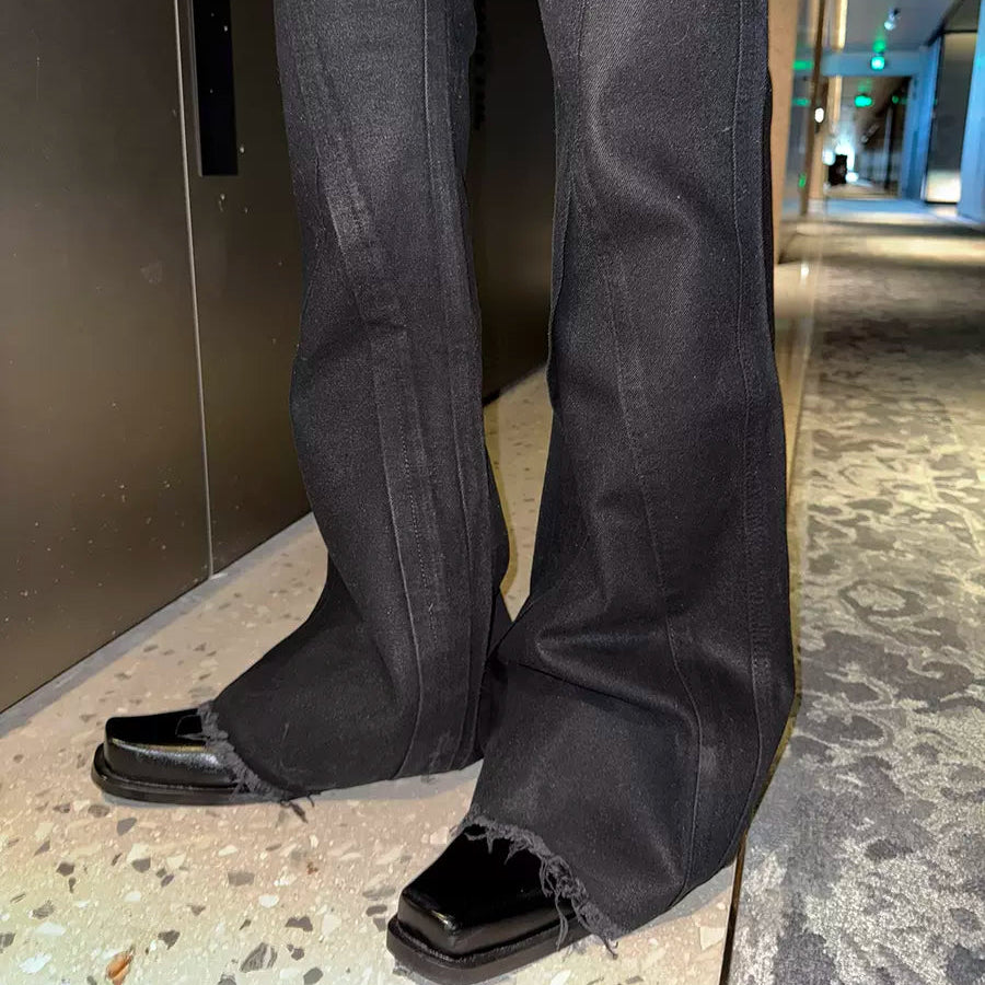 MODEFREAKのフレアダメージモードデニムパンツ mf3372の画像