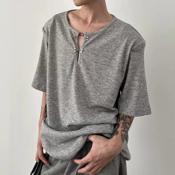 MODEFREAKのメタルデザインリブカットソー mf2469の画像2