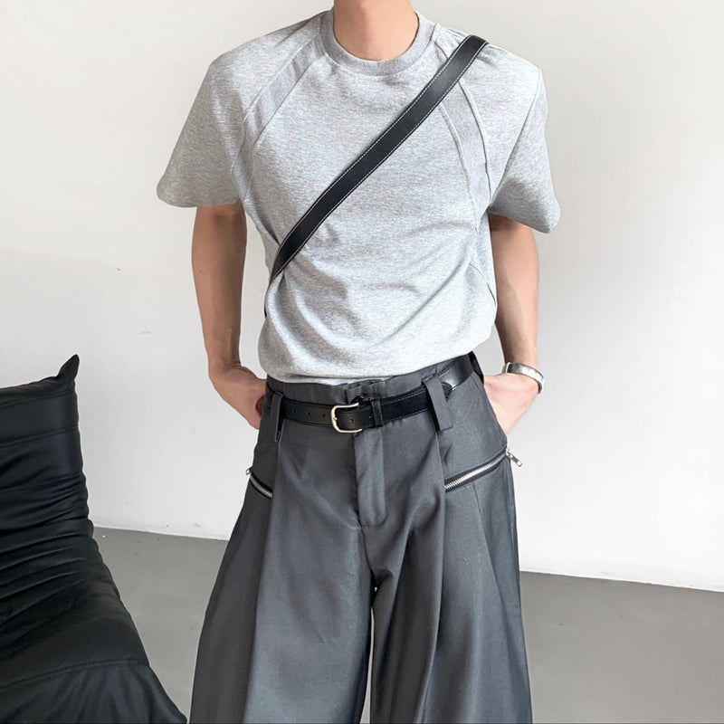 MODEFREAKのスタイリッシュシルエッモードTシャツ mf3448の画像