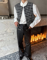 soldout Tweed vest jacket set mf3020