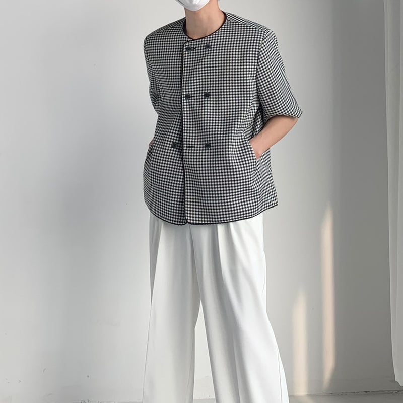 MODEFREAKのチェッククラシックトップスの画像4