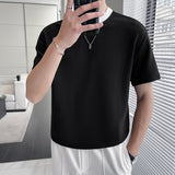 MODEFREAKのネックバイカラーTシャツの画像5