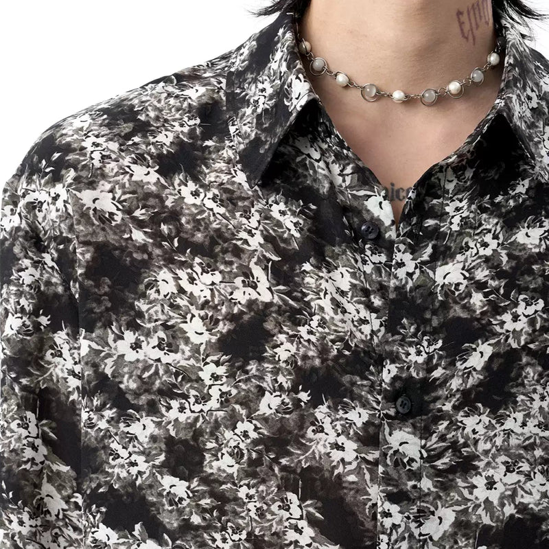 MODEFREAKのヴィンテージフラワーモードシャツ mf3487の画像