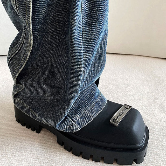 MODEFREAKのスクエアトゥレザーシューズ mf2166の画像10