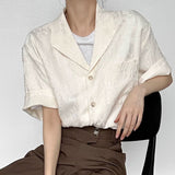 MODEFREAKのエンボスモノトーンクラシカルシャツ mf3382の画像