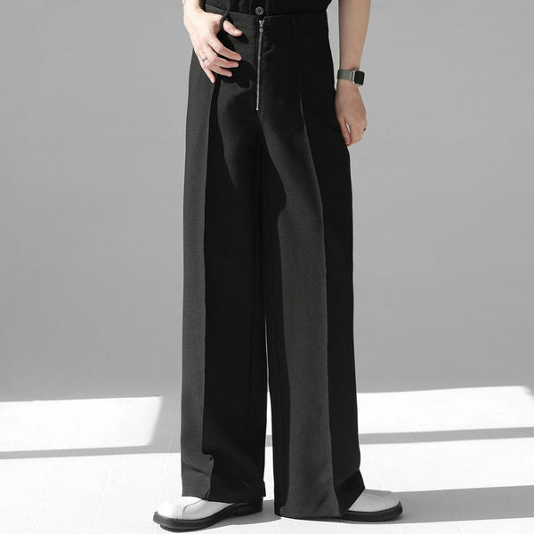 MODEFREAKのハイウエストジップアップスラックスの画像1