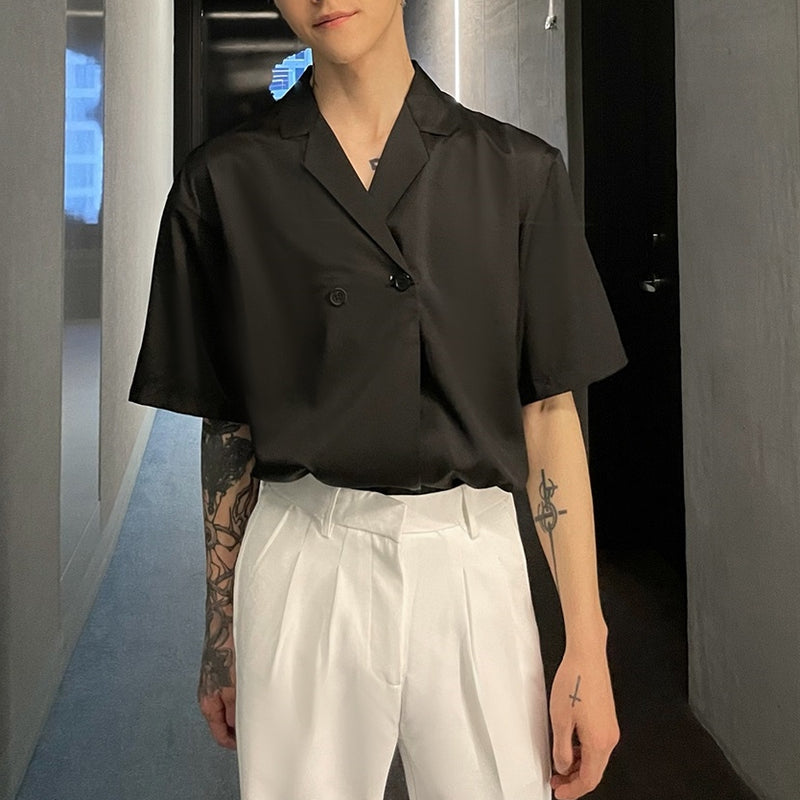 MODEFREAKのVネックシンプルシャツの画像3