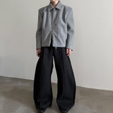 MODEFREAKのジップアップウールショートジャケット mf3005の画像