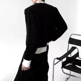 MODEFREAKのモードパールバイカラーカーディガン mf2977の画像