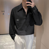 MODEFREAKのバックルデザインコリアンモードシャツ mf2419の画像