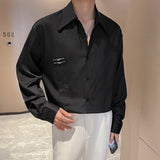 MODEFREAKのバックルデザインコリアンモードシャツ mf2419の画像