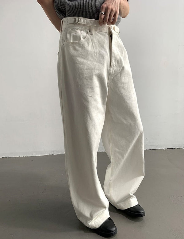 コリアンルーズデニムパンツ mf2995